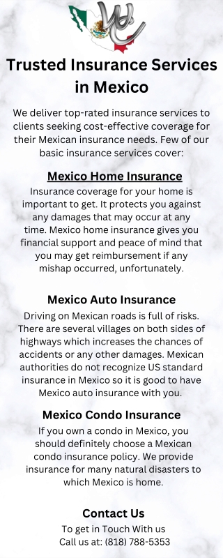 Trusted Insurance Services in Mexico
