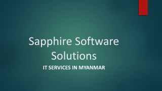 IT Services in Myanmar