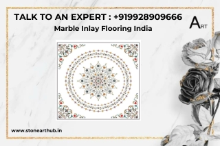 Marble Inlay Flooring India - Call Now 9928909666