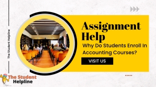 Why Do Students Enroll In Accounting Courses?