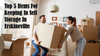 Top 5 Items For Keeping In Self Storage In Erskineville