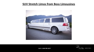 SUV Stretch Limousines from Boss Limousines