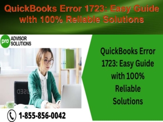 QuickBooks Error 1723 Easy Guide with 100% Reliable Solutions