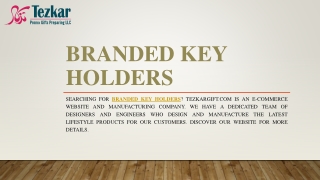 Branded Key Holders | Tezkargift.com