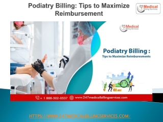 Podiatry Billing Tips to Maximize Reimbursement