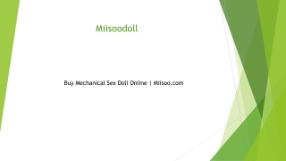 Buy Mechanical Sex Doll Online Miisoo.com.......