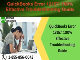 QuickBooks Error 12157 100% Effective Troubleshooting Guide 2