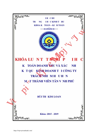 Kế toán doanh thu và xác định kết quả kinh doanh tại Tân Vĩnh Phú