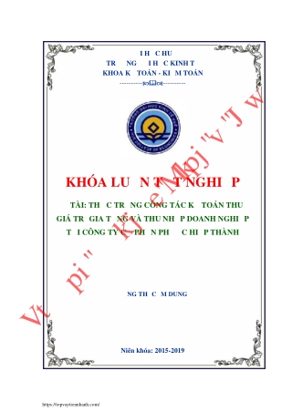 Kế toán thuế giá trị gia tăng và thu nhập doanh nghiệp tại công ty Phước Hiệp