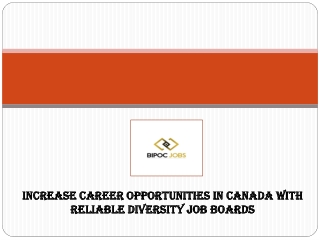 Increase Career Opportunities in Canada with Reliable Diversity Job Boards