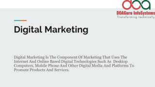   Digital Marketing  Company |  In Jabalpur - DOAguru Infosystems 