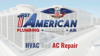 Plumber Draper | 1st American Plumbing, Heating & Air