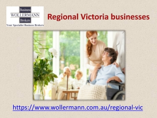 Regional Victoria businesses