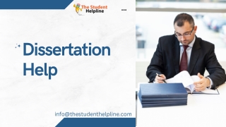 Dissertation Help With Subject Experts