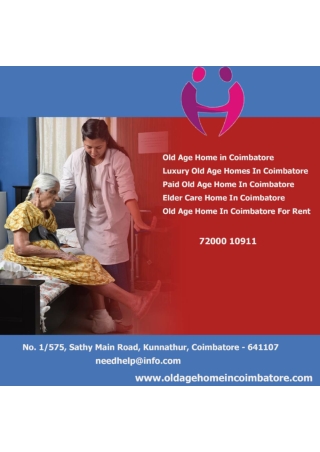 Old Age Home in Coimbatore
