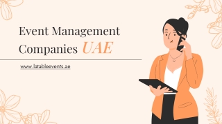 Role Of Event Management Companies UAE _ Corporate events Dubai