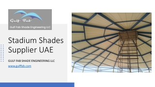 Stadium Shades Supplier UAE_