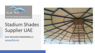 Stadium Shades Supplier UAE_