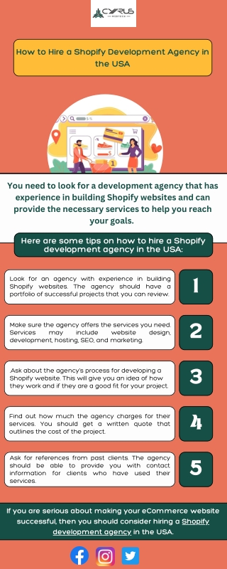 How to Hire a Shopify Development Agency in the USA