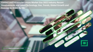 Contact and Intraocular Lenses Market Size 2022 Industry Recent Developments: