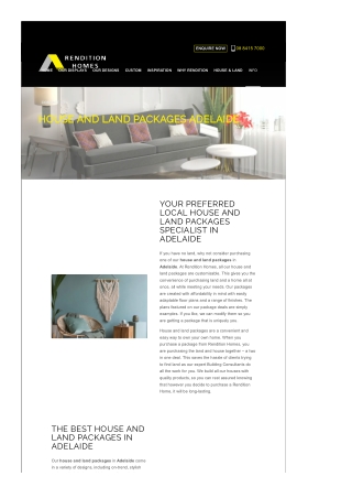 House & Land Packages Adelaide