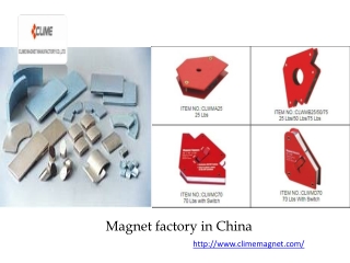 Magnet factory in China