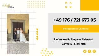Professionelle Sängerin Filderstadt Germany - Steffi Mira