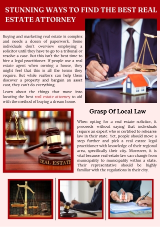 Stunning Ways to Find the Best Real Estate Attorney