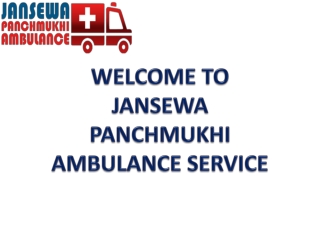 Jansewa Panchmukhi Ambulance in Patna and Ranchi Perform the Evacuation Process with Efficiency