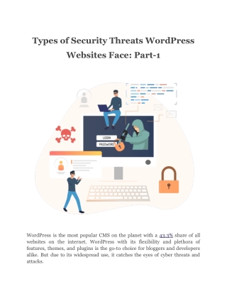 Types of Security Threats WordPress Websites Face_ Part-1