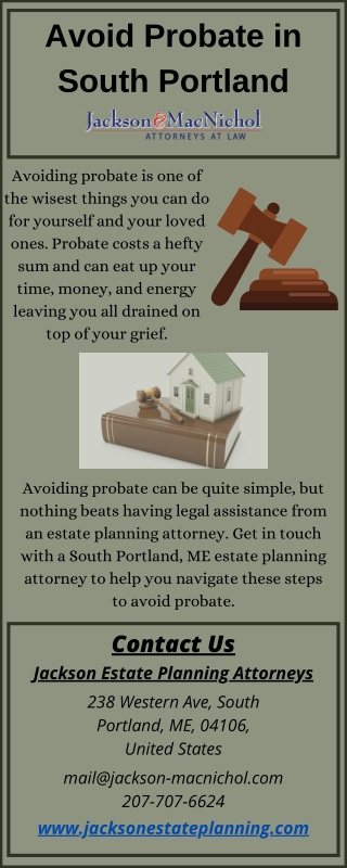 Avoiding Probate | South Portland Estate Planning Attorneyprobate lawyer south p