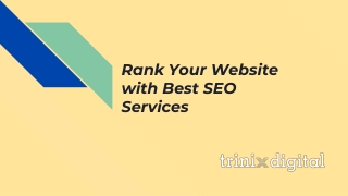 Rank Your Website with Best SEO Services