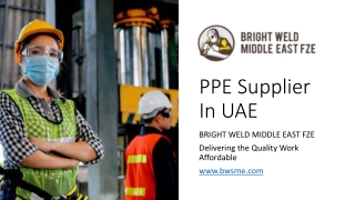 PPE Supplier In UAE​