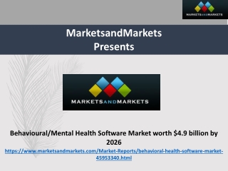 Behavioral Health Software Market 2022 In The World - Market Size, Development,