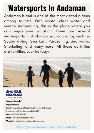 Watersports In Andaman