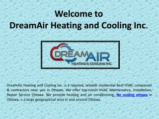 No cooling ottawa - dreamair.ca