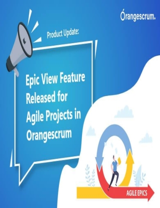 Product Update Epic View Feature Released for Agile Projects