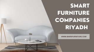 smart furniture companies Riyadh