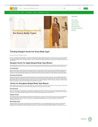 Trending Designer Kurtis For Every Body Type
