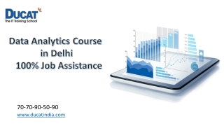 Data Analytics course in Delhi