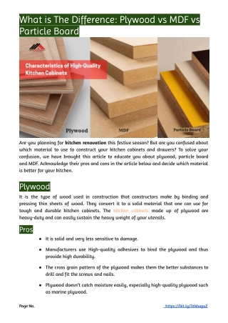 What is The Difference_ Plywood vs MDF vs Particle Board