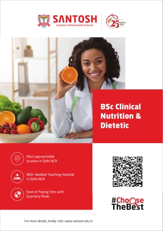 B.Sc Nutrition & Dietetics