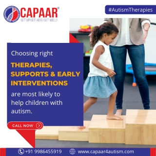 Choose the right therapies for Autism - Best Autism Treatment in Bangalore - CAPAAR