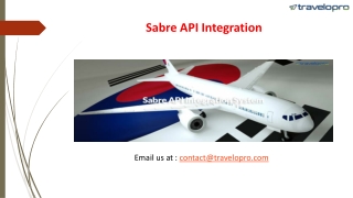 Sabre API Integration