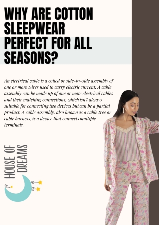 Why Are Cotton Sleepwear Perfect For All Seasons