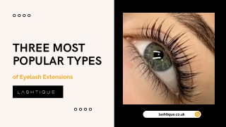 Three Most Popular Types of Eyelash Extensions