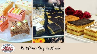 Best Cakes Shop in Miami