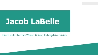 Jacob LaBelle - An Assertive and Competent Professional
