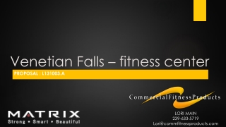 Venetian Falls – fitness center