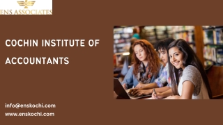 Best Cochin Institute of Accountants in Kochi